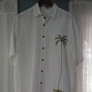 Maui Clothing Company Palm Tree Embroidered Shirt
